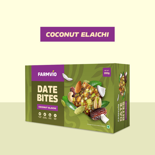 Date Bites Coconut Elaichi